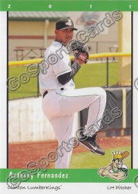 2011 Clinton LumberKings Anthony Fernandez