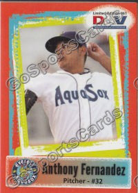 2011 Everett AquaSox DAV Anthony Fernandez