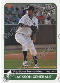 2012 Jackson Generals Anthony Fernandez