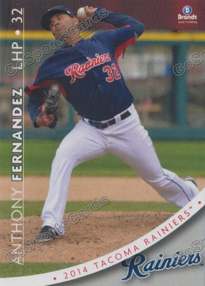 2014 Tacoma Rainiers Anthony Fernandez