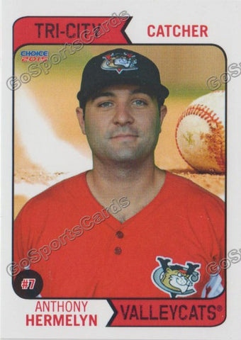 2015 Tri City ValleyCats Anthony Hermelyn
