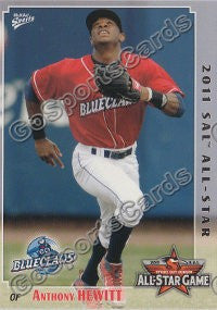 2011 South Atlantic League Northern All Star Anthony Hewitt