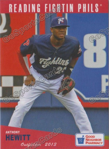 2013 Reading Fightins Phils Updated SGA 2nd Anthony Hewitt
