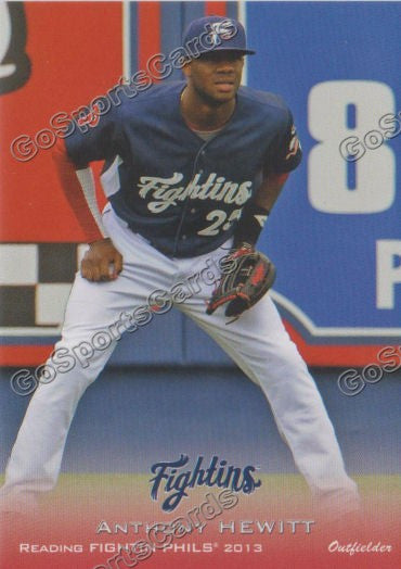 2013 Reading Fightin Phils Phillies Anthony Hewitt