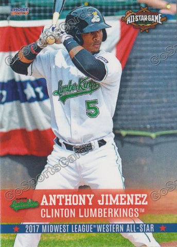 2017 Midwest League All Star W Anthony Jimenez