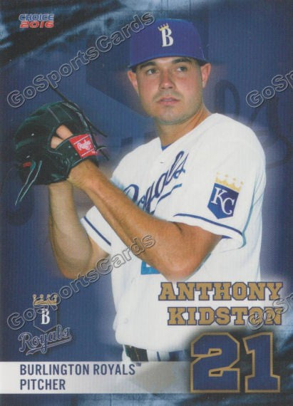 2016 Burlington Royals Anthony Kidston