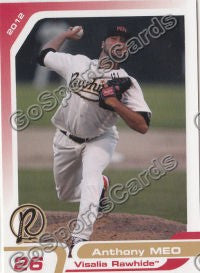 2012 Visalia Rawhide Anthony Meo