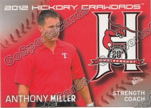 2012 Hickory Crawdads Anthony Miller