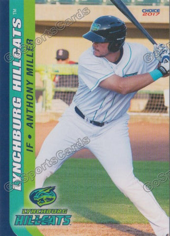 2017 Lynchburg Hillcats Anthony Miller