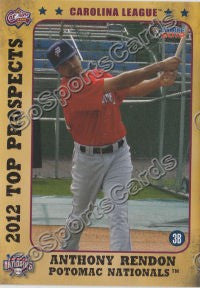 2012 Carolina League Top Prospects Anthony Rendon