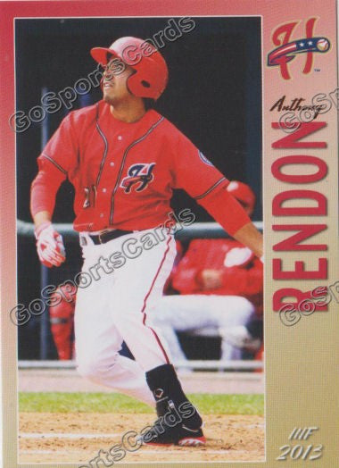 2013 Harrisburg Senators Anthony Rendon