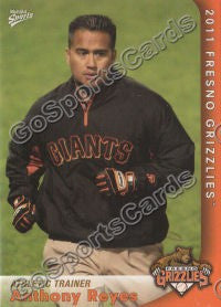 2011 Fresno Grizzlies Anthony Reyes