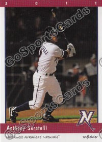 2011 Northwest Arkansas Naturals Anthony Seratelli