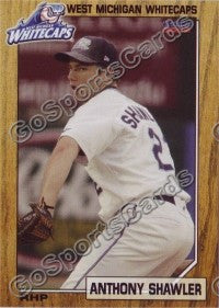 2009 West Michigan WhiteCaps Anthony Shawler