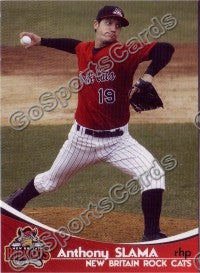 2009 New Britain Rock Cats Anthony Slama
