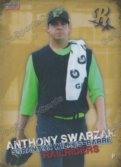 2016 Scranton Wilkes Barre RailRiders Anthony Swarzak