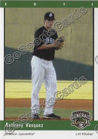 2011 Jackson Generals Anthony Vasquez