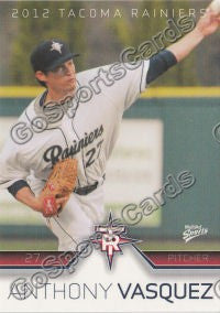 2012 Tacoma Rainiers Anthony Vasquez