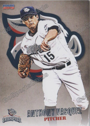 2015 Lehigh Valley IronPigs Anthony Vasquez 2nd
