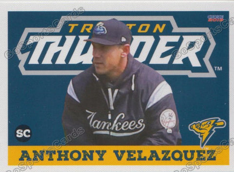 2019 Trenton Thunder Anthony Velazquez