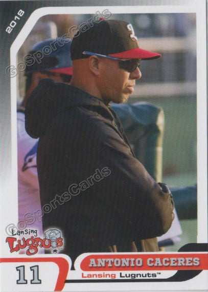 2018 Lansing Lugnuts Antonion Caceres