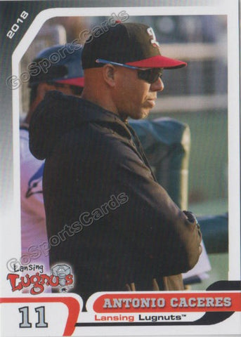 2018 Lansing Lugnuts Antonion Caceres