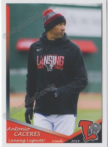 2019 Lansing Lugnuts Antonio Caceres