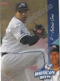2011 West Michigan Whitecaps Antonio Cruz