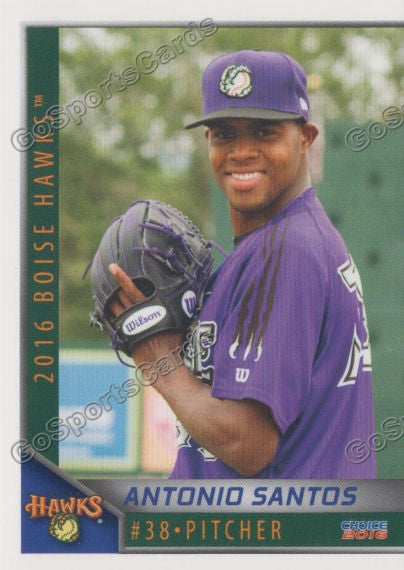 2016 Boise Hawks Antonio Santos