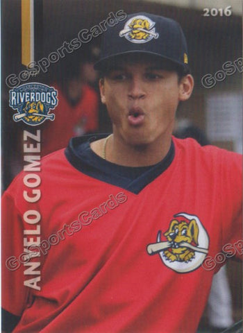 2016 Charleston RiverDogs Anyelo Gomez
