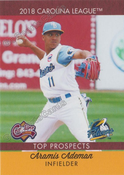 2018 Carolina League Top Prospects Aramis Ademan
