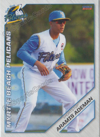 2019 Myrtle Beach Pelicans Aramis Ademan