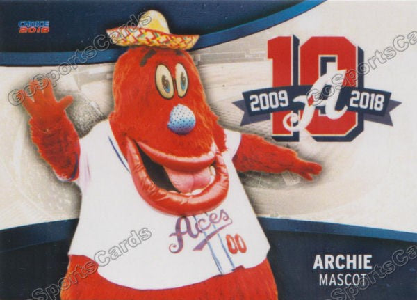 2018 Reno Aces Archie Mascot – Go Sports Cards