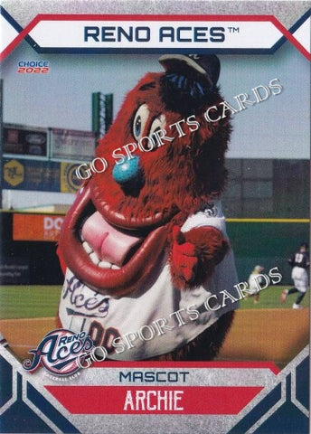 2022 Reno Aces Archie Mascot