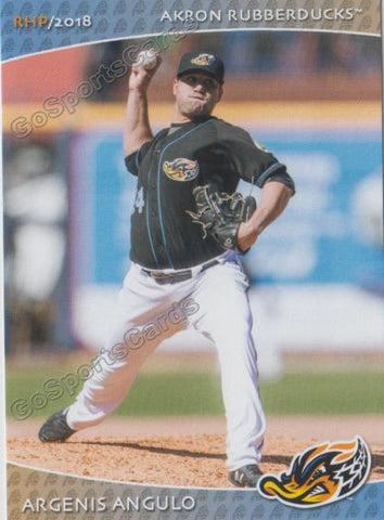 2018 Akron Rubber Ducks Argenis Angulo