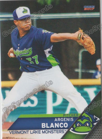 2017 Vermont Lake Monsters Argenis Blanco