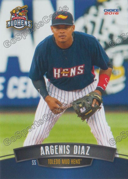 2016 Toledo Mud Hens Argenis Diaz