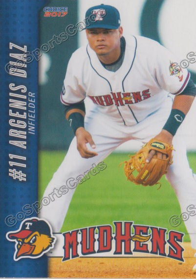 2017 Toledo Mud Hens Argenis Diaz