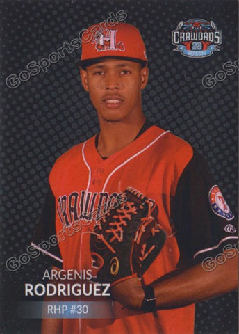 2017 Hickory Crawdads Argenis Rodriguez