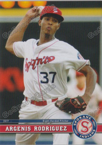 2017 Spokane Indians Argenis Rodriguez