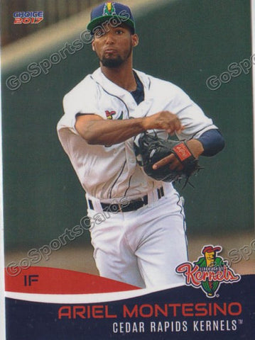 2017 Cedar Rapids Kernels Ariel Montesino