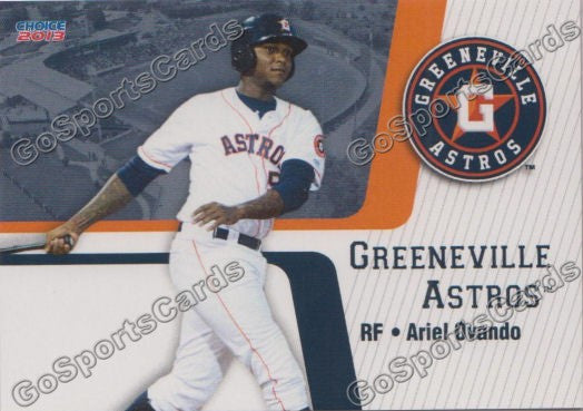 2013 Greeneville Astros Ariel Ovando