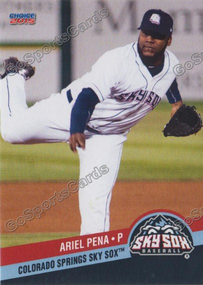 2015 Colorado Springs Sky Sox Ariel Pena