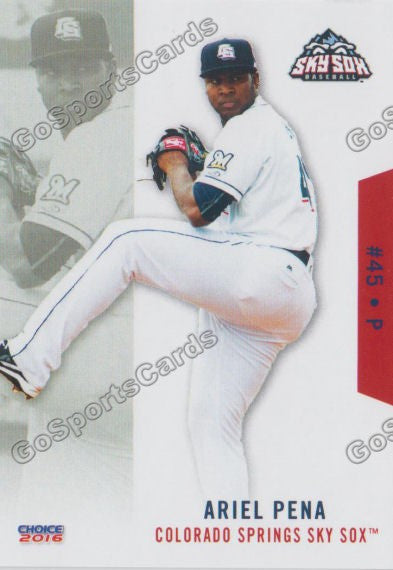 2016 Colorado Springs Sky Sox Ariel Pena