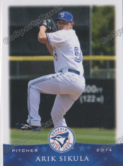 2014 Dunedin Blue Jays Arik Sikula