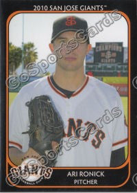 2010 San Jose Giants Ari Ronick
