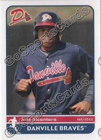 2012 Danville Braves Aris Alcantara