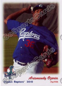 2010 Ogden Raptors Arismendy Ozoria