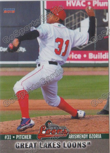 2013 Great Lakes Loons Arismendy Ozoria