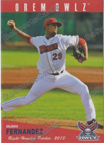 2013 Orem Owlz Arjenis Fernandez